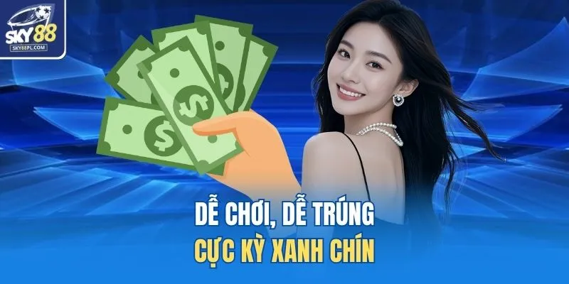 Dễ chơi, dễ trúng, cực kỳ xanh chín